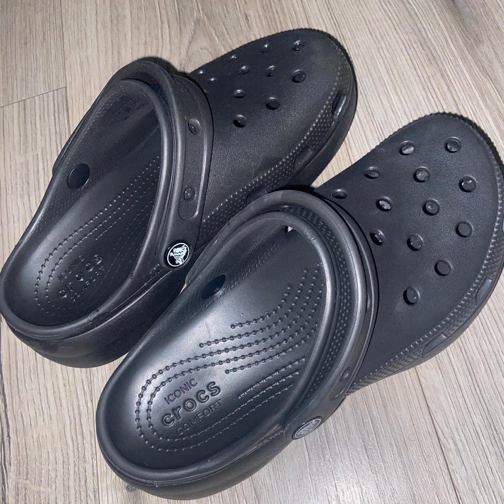 Classic Black/Platform/Crocs